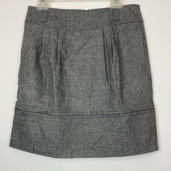 Anthropologie Girls from Savoy tweed pleated skirt w/pockets NWOT lined - Picture 1 of 8